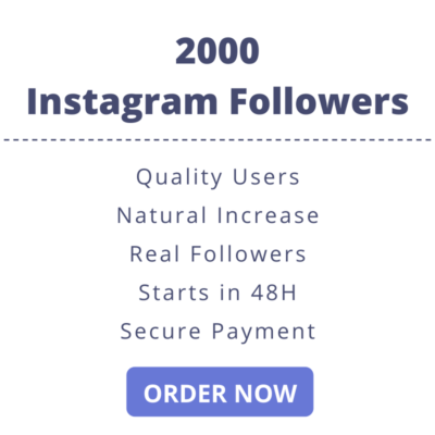 2000 Instagram Followers