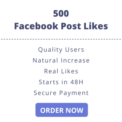 500 Facebook Post Likes