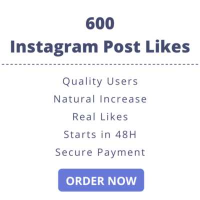 600 Instagram Post Likes
