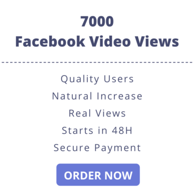 7000 Facebook Video Views