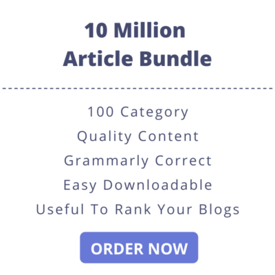 10 Million Article Bundle For Your Blog